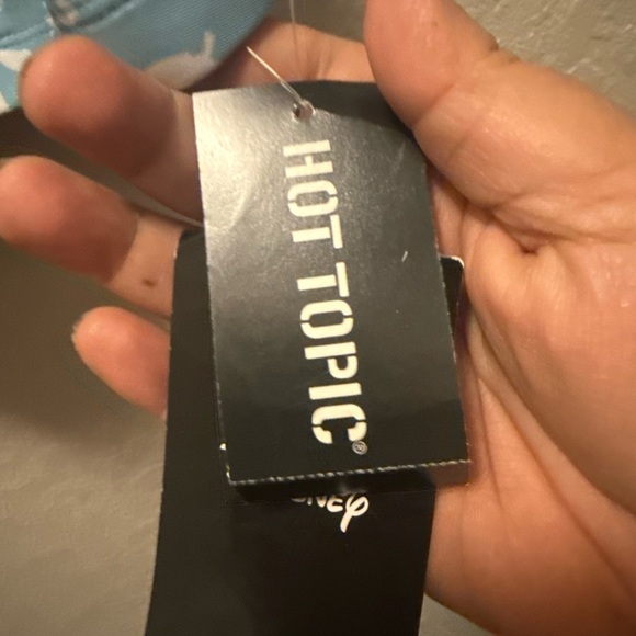 Hot Topic Disney Alice In Wonderland Swimsuit Swim Crop Top Collar Blue Plus 5 - Picture 7 of 7